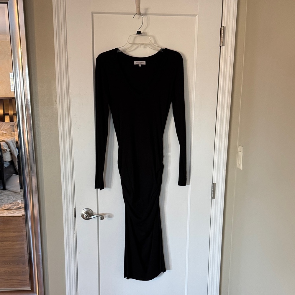 Michael Stars Black Long Sleeve Dress